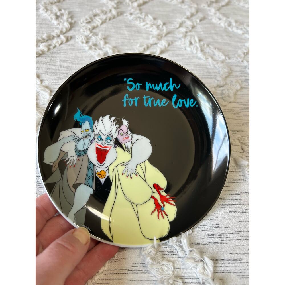 Disney Villains Plate Zrike Brands “So Much for True Love” Ursula